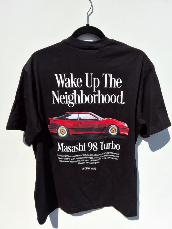 H&M Other - H&M Loose Fit Masashi 98 Turbo Printed T-Shirt - Black/White/Red (Size M)
